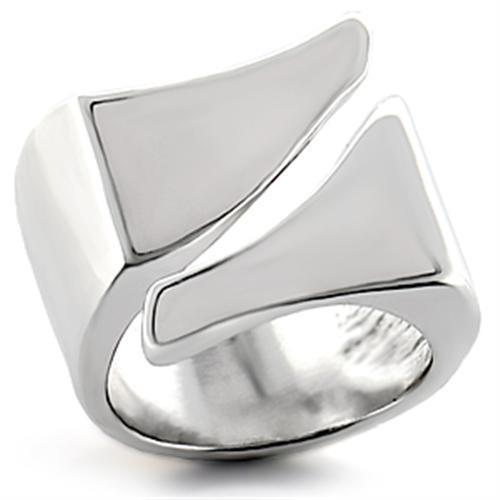 LO755 - Rhodium Brass Ring with No Stone-0