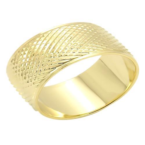 LO989 - Gold Brass Ring with No Stone-0
