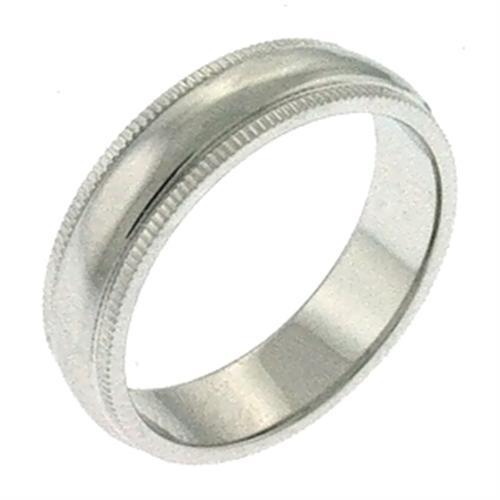 LOA541 - Rhodium Brass Ring with No Stone-0