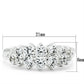 SS056 - Silver 925 Sterling Silver Ring with AAA Grade CZ  in Clear-1