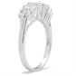 SS056 - Silver 925 Sterling Silver Ring with AAA Grade CZ  in Clear-3