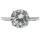 TK013 - High polished (no plating) Stainless Steel Ring with AAA Grade CZ  in Clear-2