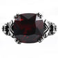 TK018 - High polished (no plating) Stainless Steel Ring with AAA Grade CZ  in Garnet-2