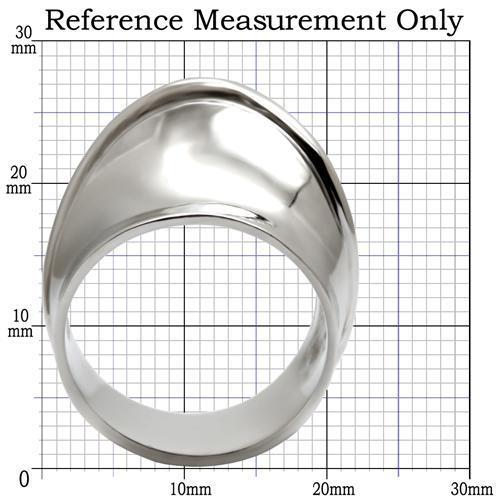 TK036 - High polished (no plating) Stainless Steel Ring with No Stone-1