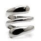 TK037 - High polished (no plating) Stainless Steel Ring with No Stone-2