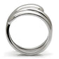 TK037 - High polished (no plating) Stainless Steel Ring with No Stone-3