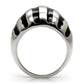 TK038 - High polished (no plating) Stainless Steel Ring with No Stone-3