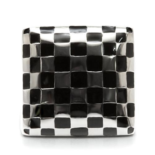 TK040 - High polished (no plating) Stainless Steel Ring with No Stone-2