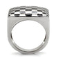 TK040 - High polished (no plating) Stainless Steel Ring with No Stone-3