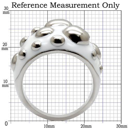 TK042 - High polished (no plating) Stainless Steel Ring with No Stone-1