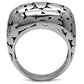 TK048 - High polished (no plating) Stainless Steel Ring with No Stone-3