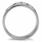 TK052 - High polished (no plating) Stainless Steel Ring with No Stone-3