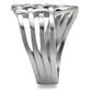 TK054 - High polished (no plating) Stainless Steel Ring with No Stone-4
