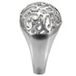 TK055 - High polished (no plating) Stainless Steel Ring with No Stone-4