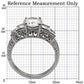 TK057 - High polished (no plating) Stainless Steel Ring with AAA Grade CZ  in Clear-1
