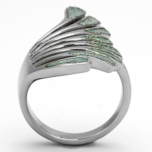 TK1001 - High polished (no plating) Stainless Steel Ring with No Stone-2