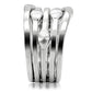 TK106 - High polished (no plating) Stainless Steel Ring with No Stone-4