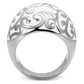 TK107 - High polished (no plating) Stainless Steel Ring with No Stone-3