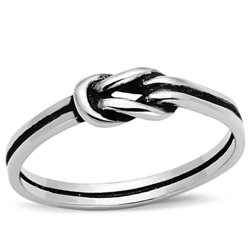 TK1239 - High polished (no plating) Stainless Steel Ring with No Stone-0