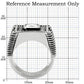 TK123 - High polished (no plating) Stainless Steel Ring with AAA Grade CZ  in Clear-1