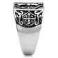 TK127 - High polished (no plating) Stainless Steel Ring with No Stone-4