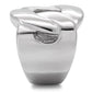TK131 - High polished (no plating) Stainless Steel Ring with No Stone-4
