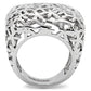 TK133 - High polished (no plating) Stainless Steel Ring with No Stone-3