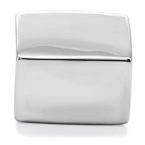 TK134 - High polished (no plating) Stainless Steel Ring with No Stone-2