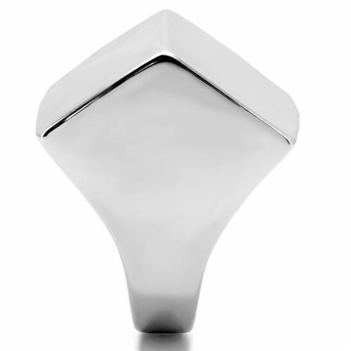 TK134 - High polished (no plating) Stainless Steel Ring with No Stone-4