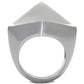 TK136 - High polished (no plating) Stainless Steel Ring with No Stone-3