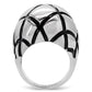 TK139 - High polished (no plating) Stainless Steel Ring with No Stone-3