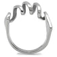 TK145 - High polished (no plating) Stainless Steel Ring with No Stone-3