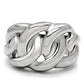 TK147 - High polished (no plating) Stainless Steel Ring with No Stone-2