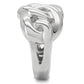 TK147 - High polished (no plating) Stainless Steel Ring with No Stone-4