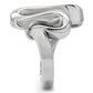 TK152 - High polished (no plating) Stainless Steel Ring with No Stone-4