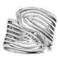 TK153 - High polished (no plating) Stainless Steel Ring with No Stone-2