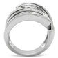 TK153 - High polished (no plating) Stainless Steel Ring with No Stone-3