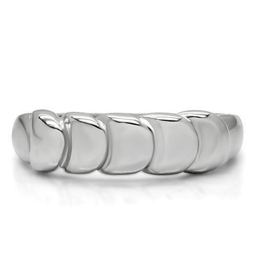 TK159 - High polished (no plating) Stainless Steel Ring with No Stone-2