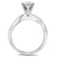 TK191 - High polished (no plating) Stainless Steel Ring with AAA Grade CZ  in Clear-3