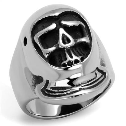 TK1942 - High polished (no plating) Stainless Steel Ring with No Stone-0