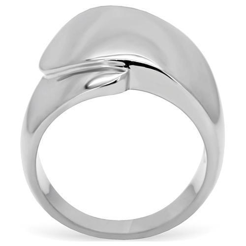 TK207 - High polished (no plating) Stainless Steel Ring with No Stone-4
