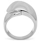 TK207 - High polished (no plating) Stainless Steel Ring with No Stone-4