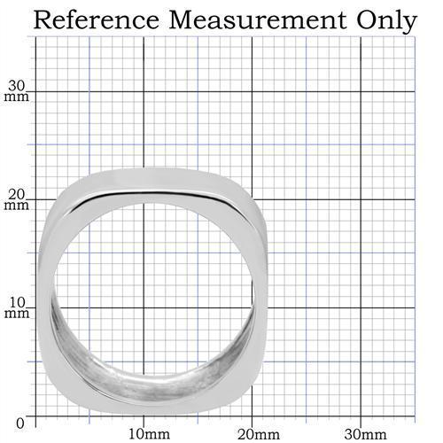 TK208 - High polished (no plating) Stainless Steel Ring with No Stone-1