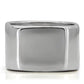 TK208 - High polished (no plating) Stainless Steel Ring with No Stone-2
