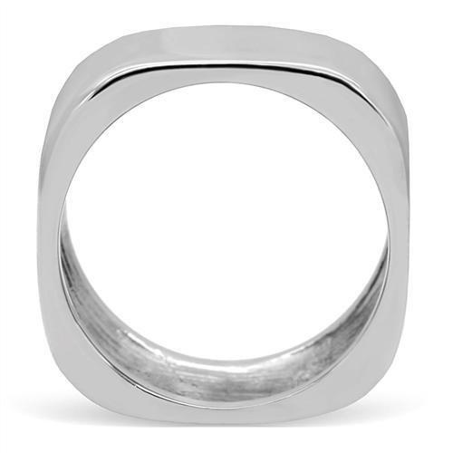 TK208 - High polished (no plating) Stainless Steel Ring with No Stone-3