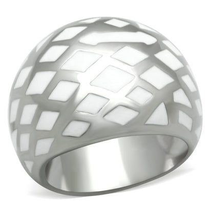 TK216 - High polished (no plating) Stainless Steel Ring with No Stone-0