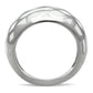 TK216 - High polished (no plating) Stainless Steel Ring with No Stone-3