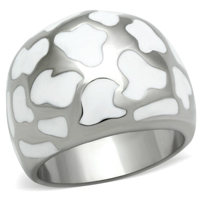 TK217 - High polished (no plating) Stainless Steel Ring with No Stone-0