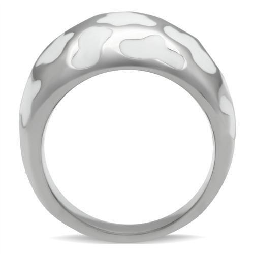 TK217 - High polished (no plating) Stainless Steel Ring with No Stone-3