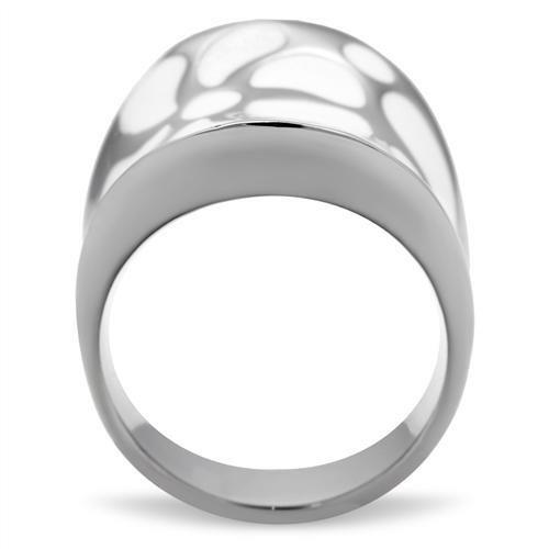 TK224 - High polished (no plating) Stainless Steel Ring with No Stone-3
